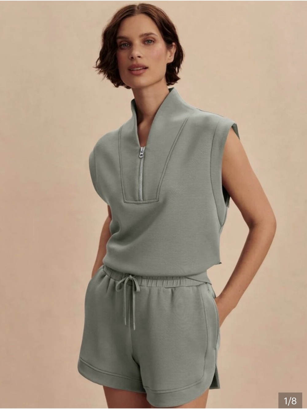 Varley Sleeveless Loretta Half Zip